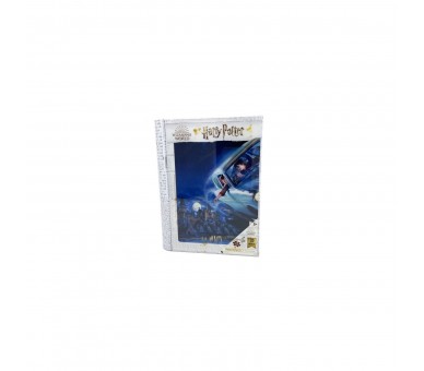 Puzzle-Libro Lenticular Harry Potter Y Ron En El Ford Anglia