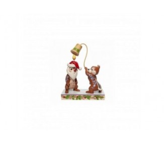 Figura Enesco Disney Chip & Dale Version Navideña