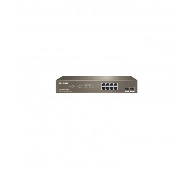 Switch 10 Puertos Ip - Com 8 Puertos Gigabit Ethernet 2 Puer