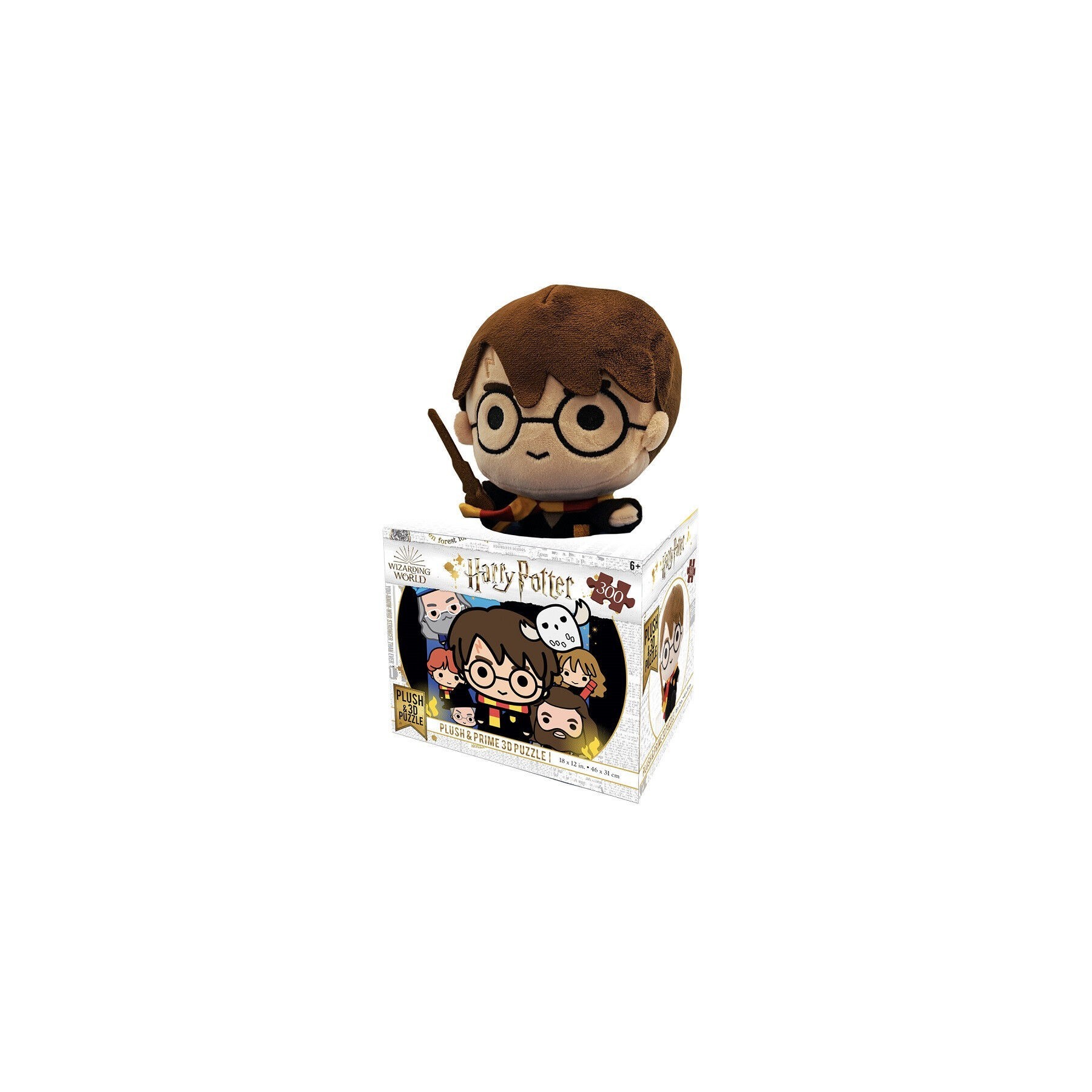 Puzzle Lenticular Harry Potter Con Peluche