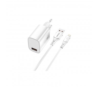 Kit Cargador Qcharx Artemisia 3A 18W + Cable Usb Lightning