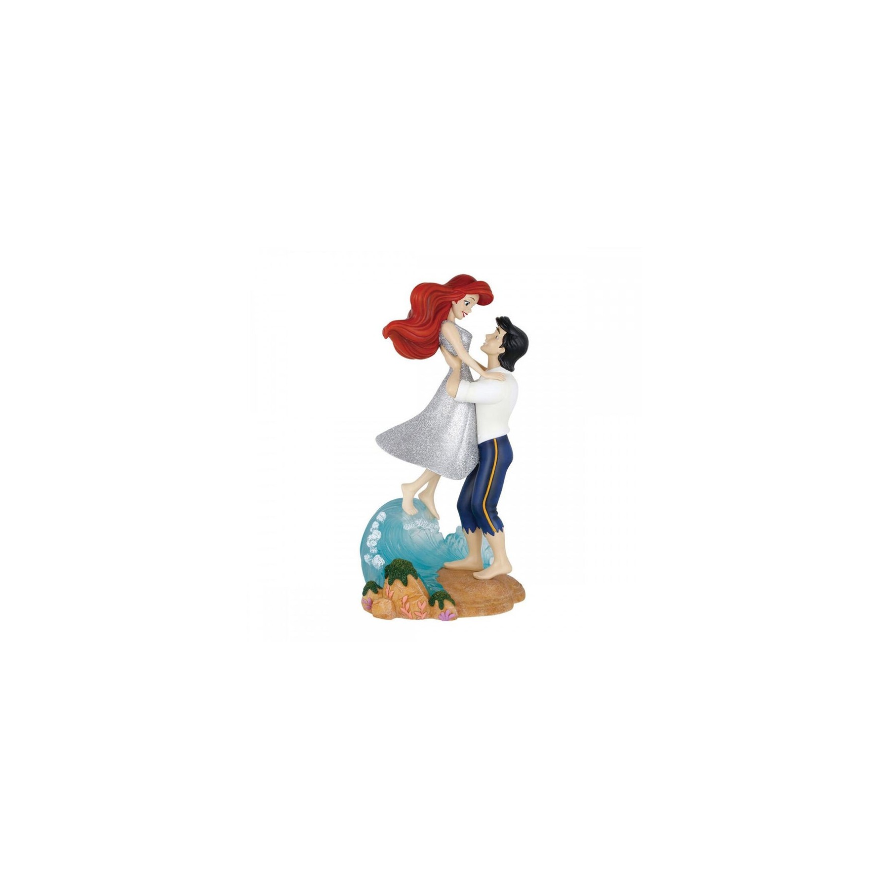 Figura Decorativa Enesco Disney La Sirenita Ariel Y El Prínc