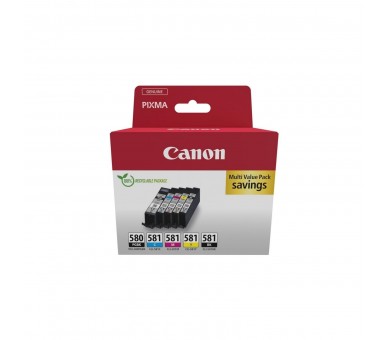 Multipack Canon Pgi - 580 Pgbk + Cli - 581 Cymbk