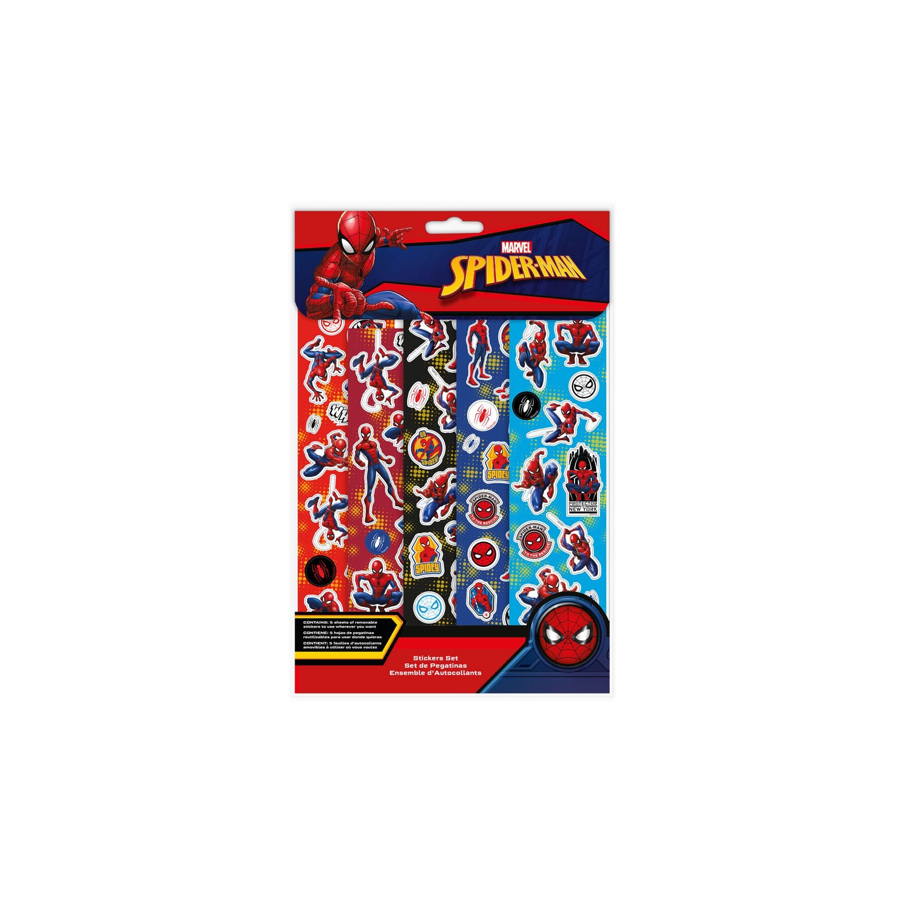 Set Pegatinas Spiderman Marvel 24 Unidades