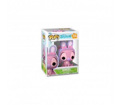Figura Pop Disney Stitch Angel Conejo De Pascua
