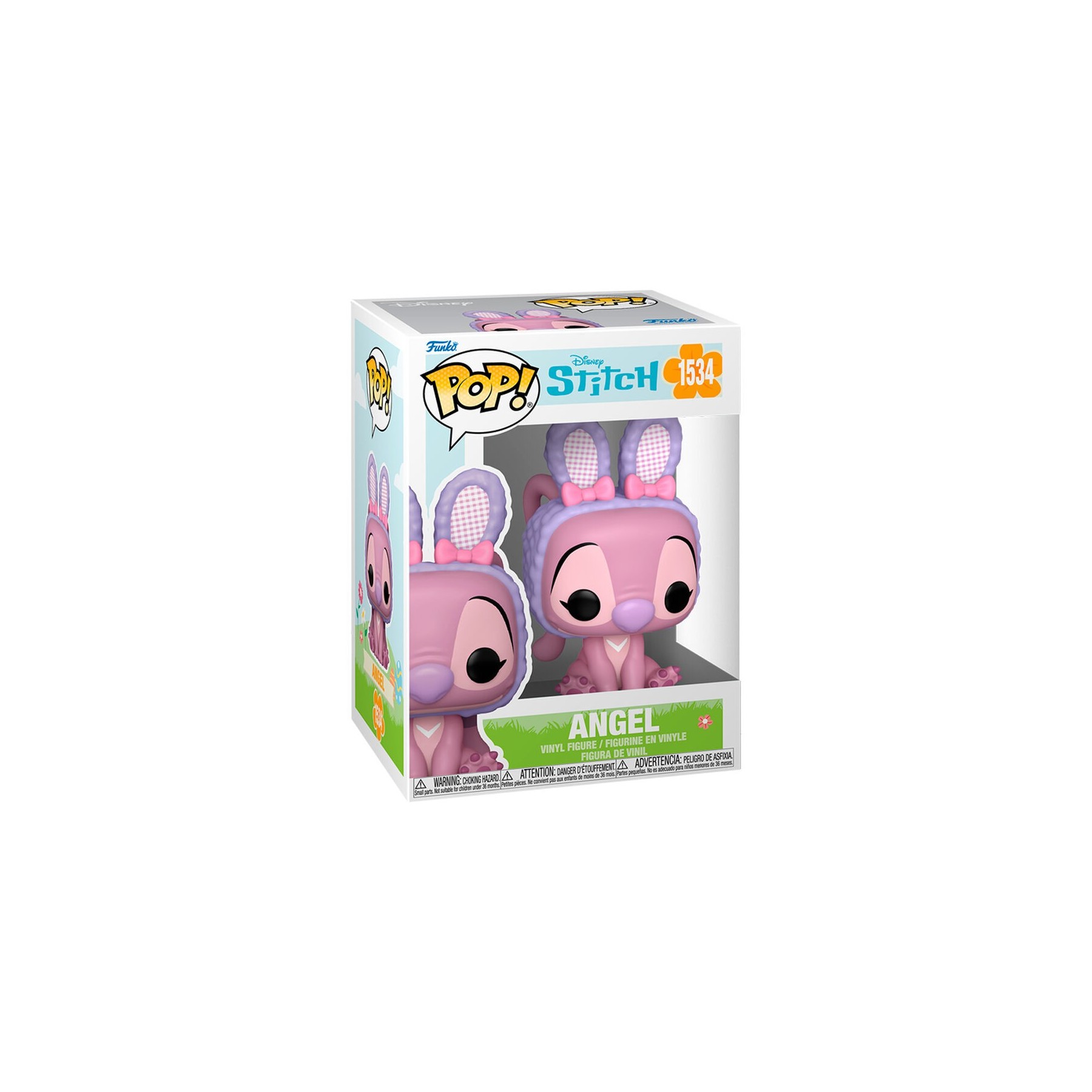 Figura Pop Disney Stitch Angel Conejo De Pascua