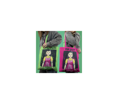 Bolsa Tote Luz Roja, Luz Verde El Juego Del Calamar