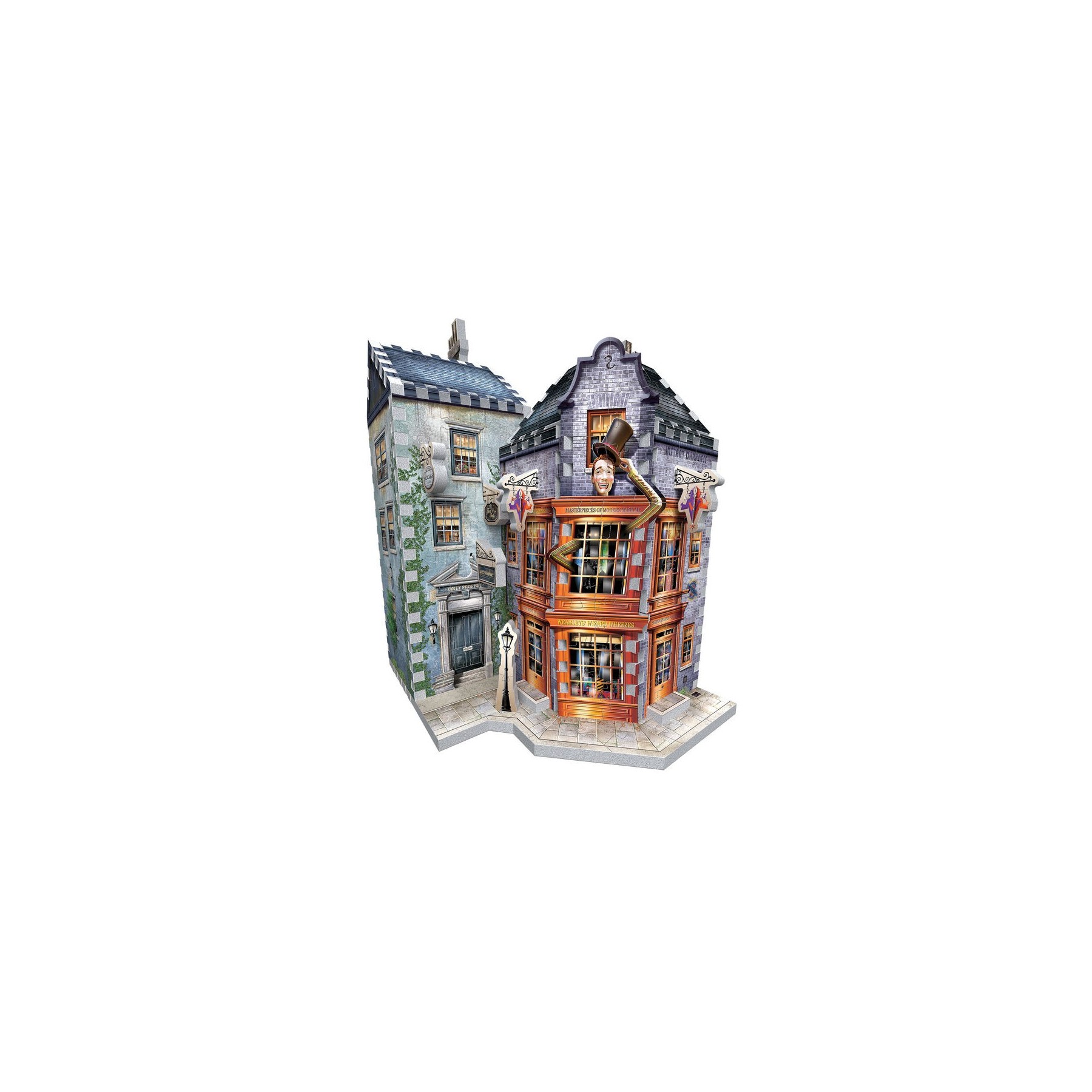 Puzzle 3D Tienda Sortilegios Weasley Y Diario El Profeta (30