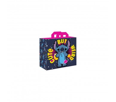 Lilo & Stitch - Bolsa De Rafia Stitch