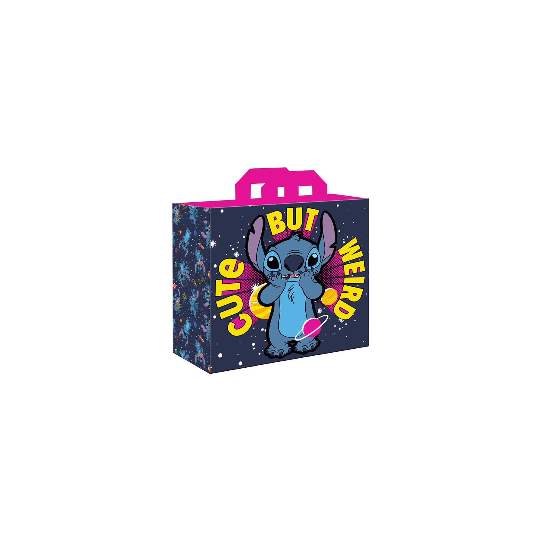 Lilo & Stitch - Bolsa De Rafia Stitch