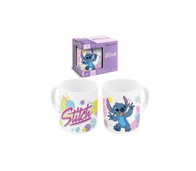 Taza 325ml Blanca Lilo & Stich