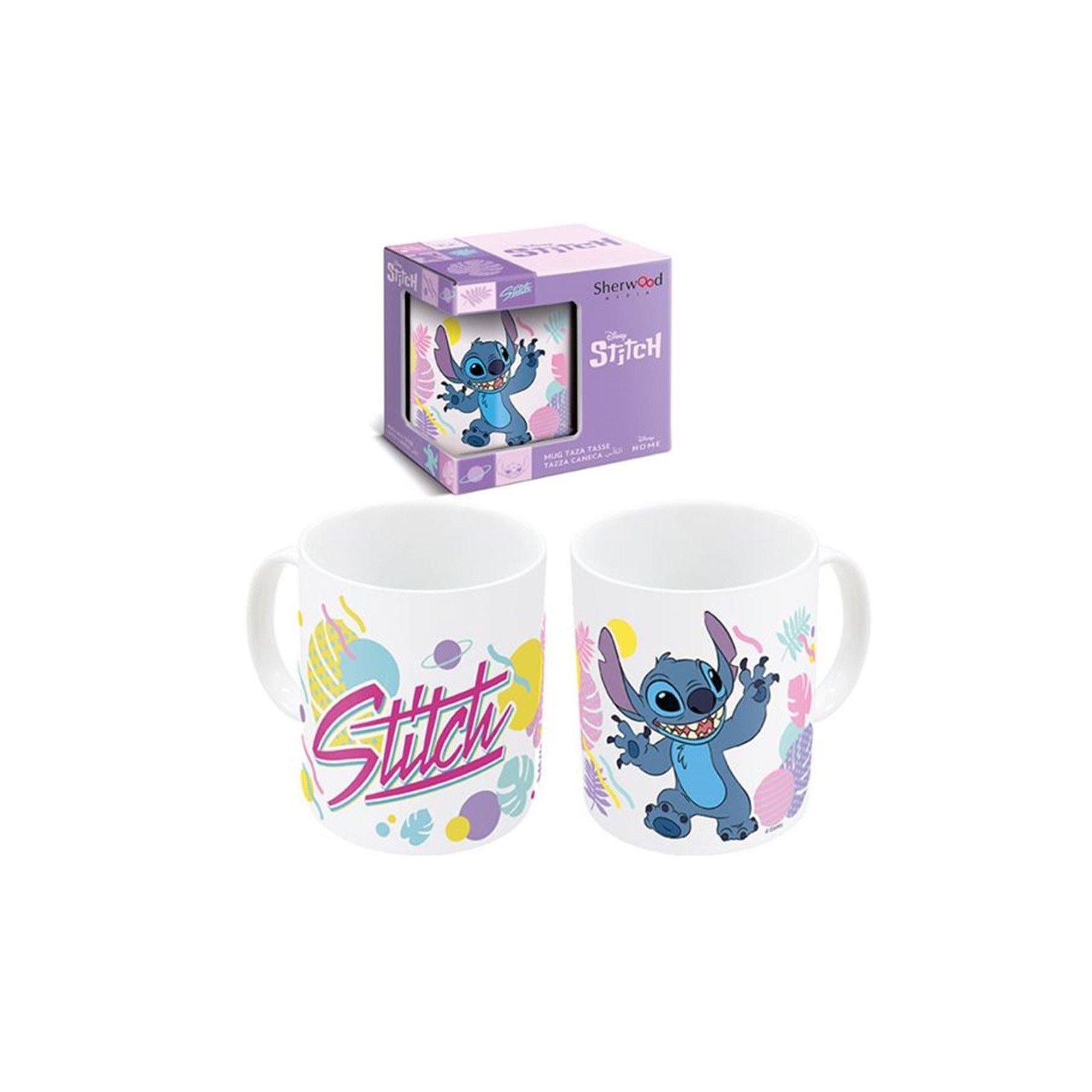 Taza 325ml Blanca Lilo & Stich