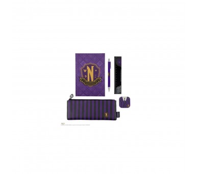 Juego De Papelería Nevermore Academy 5 Piezas