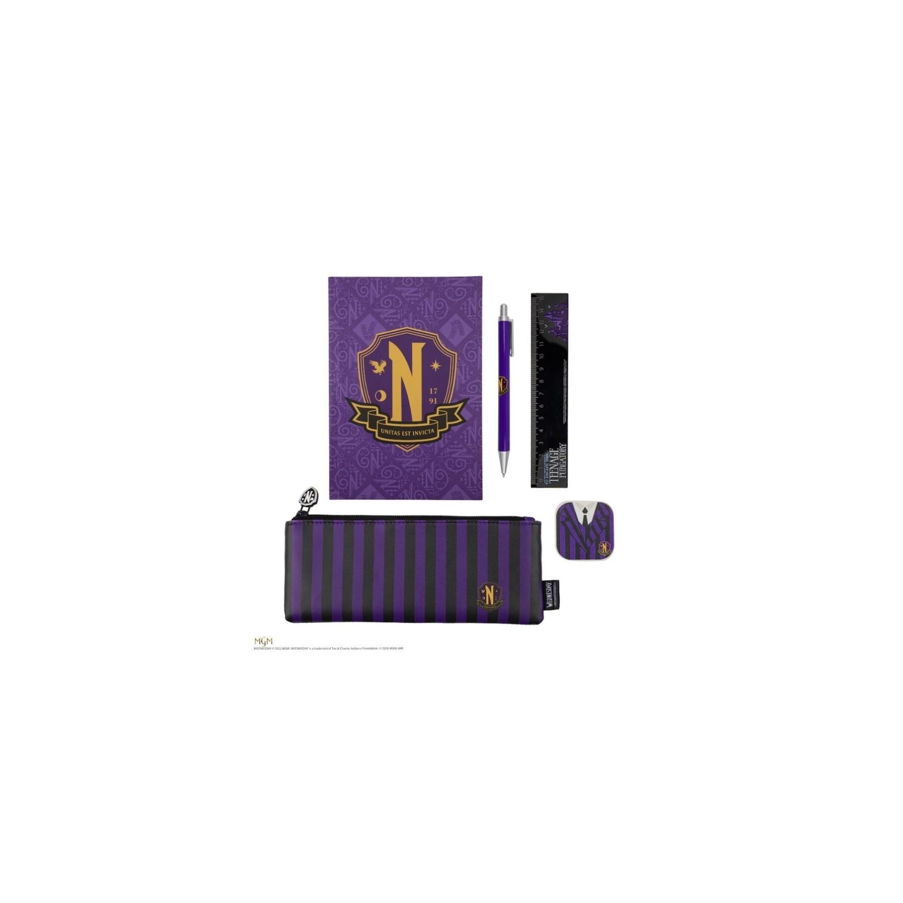 Juego De Papelería Nevermore Academy 5 Piezas