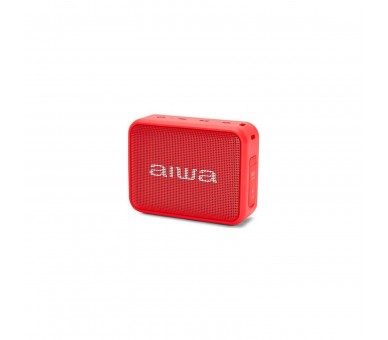 Altavoz Aiwa Bs-200Rd Bluetooth Rojo