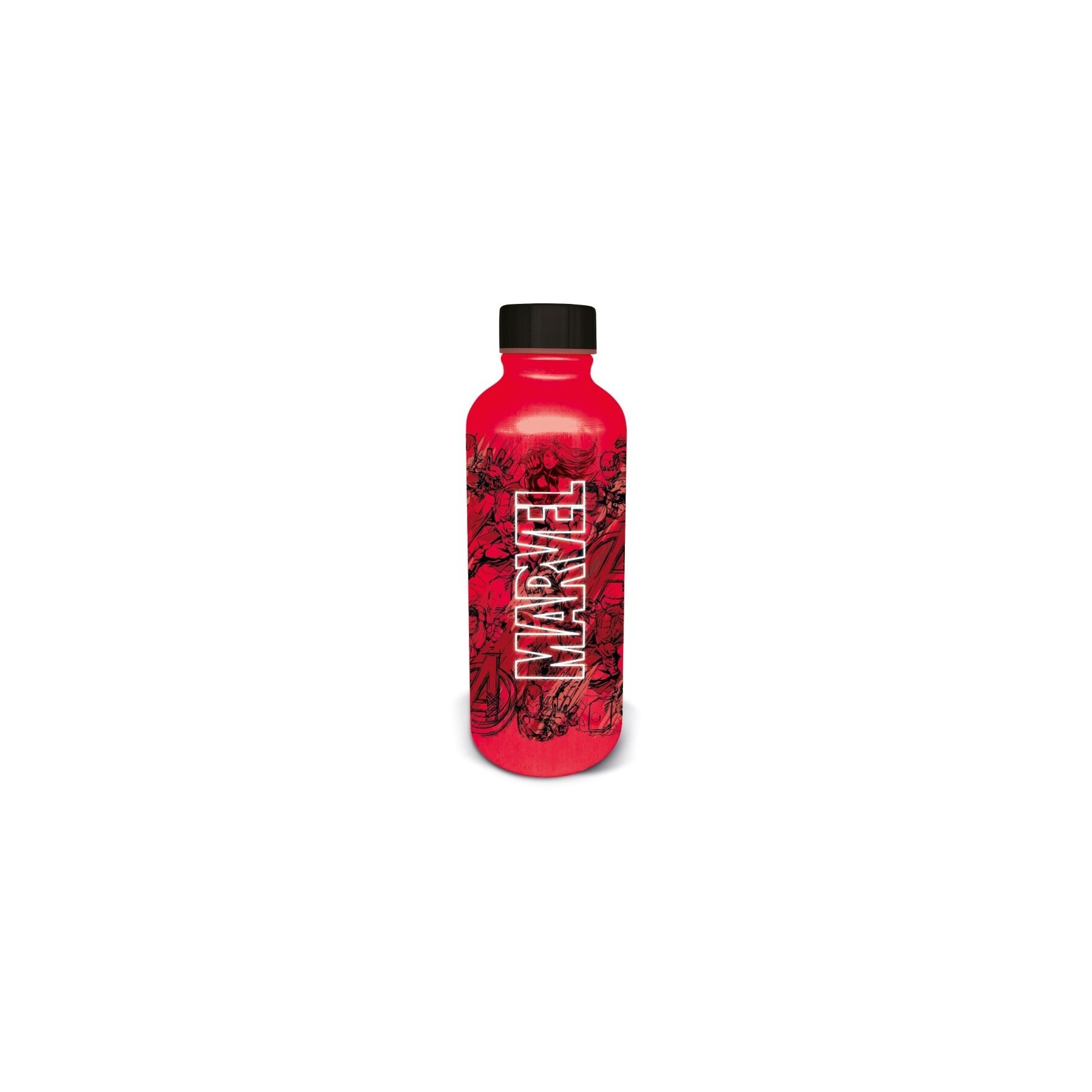 Botella Metálica Ilustración Cómic Marvel (Rojo) 755 Ml