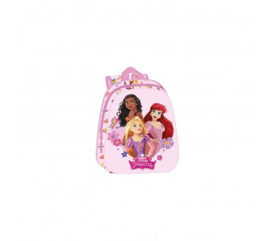Mochila 3D Princesas Disney 33Cm