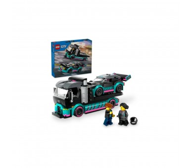 Lego City Coche De Carreras Y Camion De Transporte