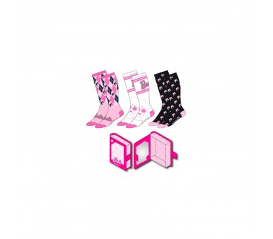 Set 3 Calcetines Barbie Adulto
