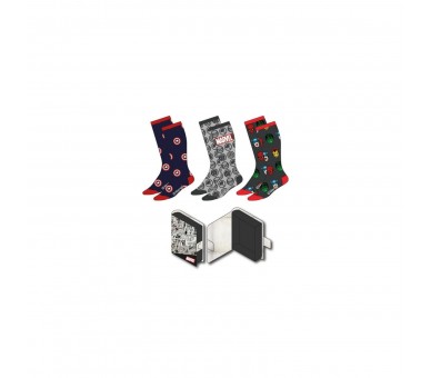 Pack Calcetines 3 Piezas Marvel Talla 38/45