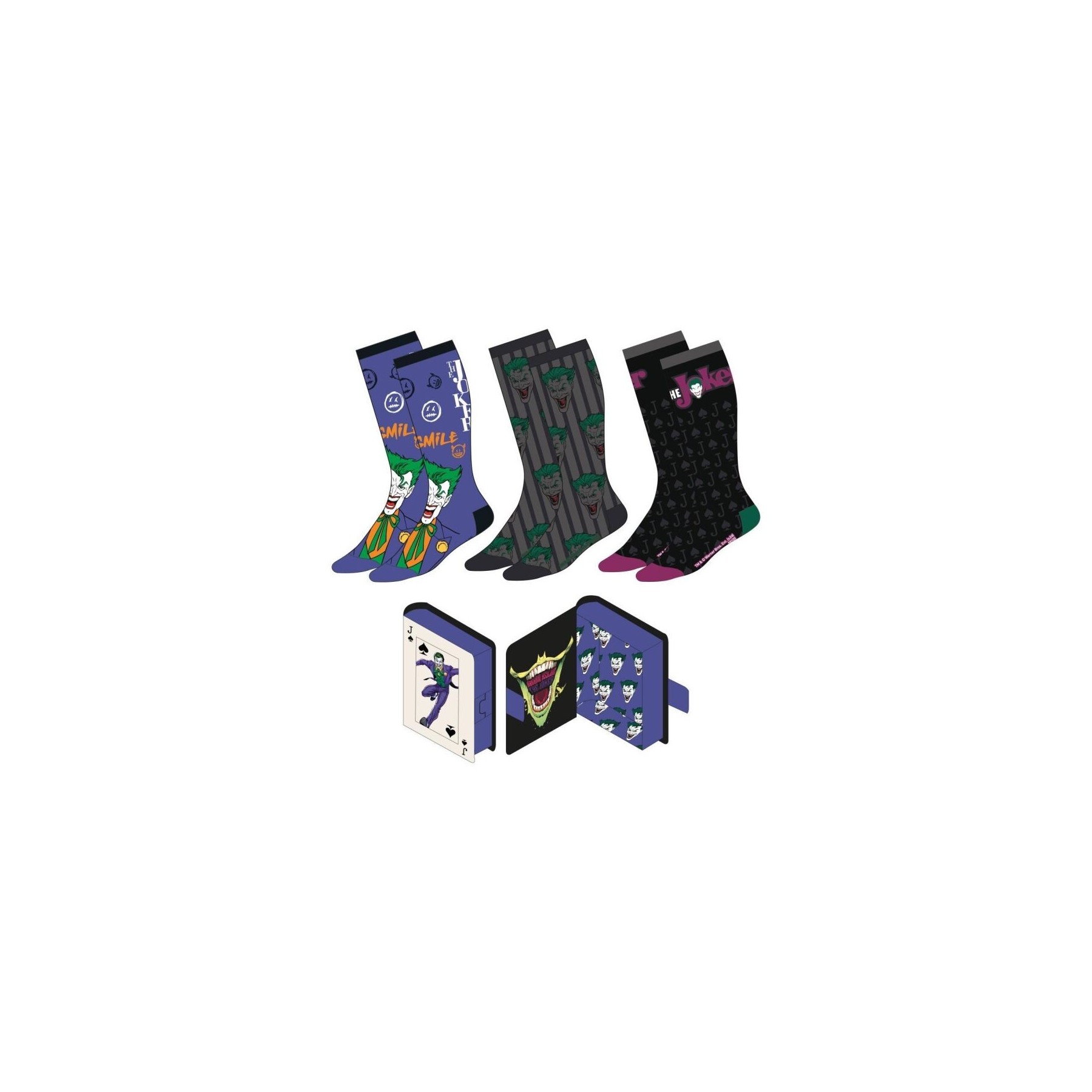 Pack Calcetines 3 Piezas Joker Talla 38/45