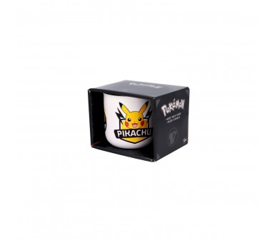 Taza Ceramica Pikachu Pokemon En Caja 400Ml