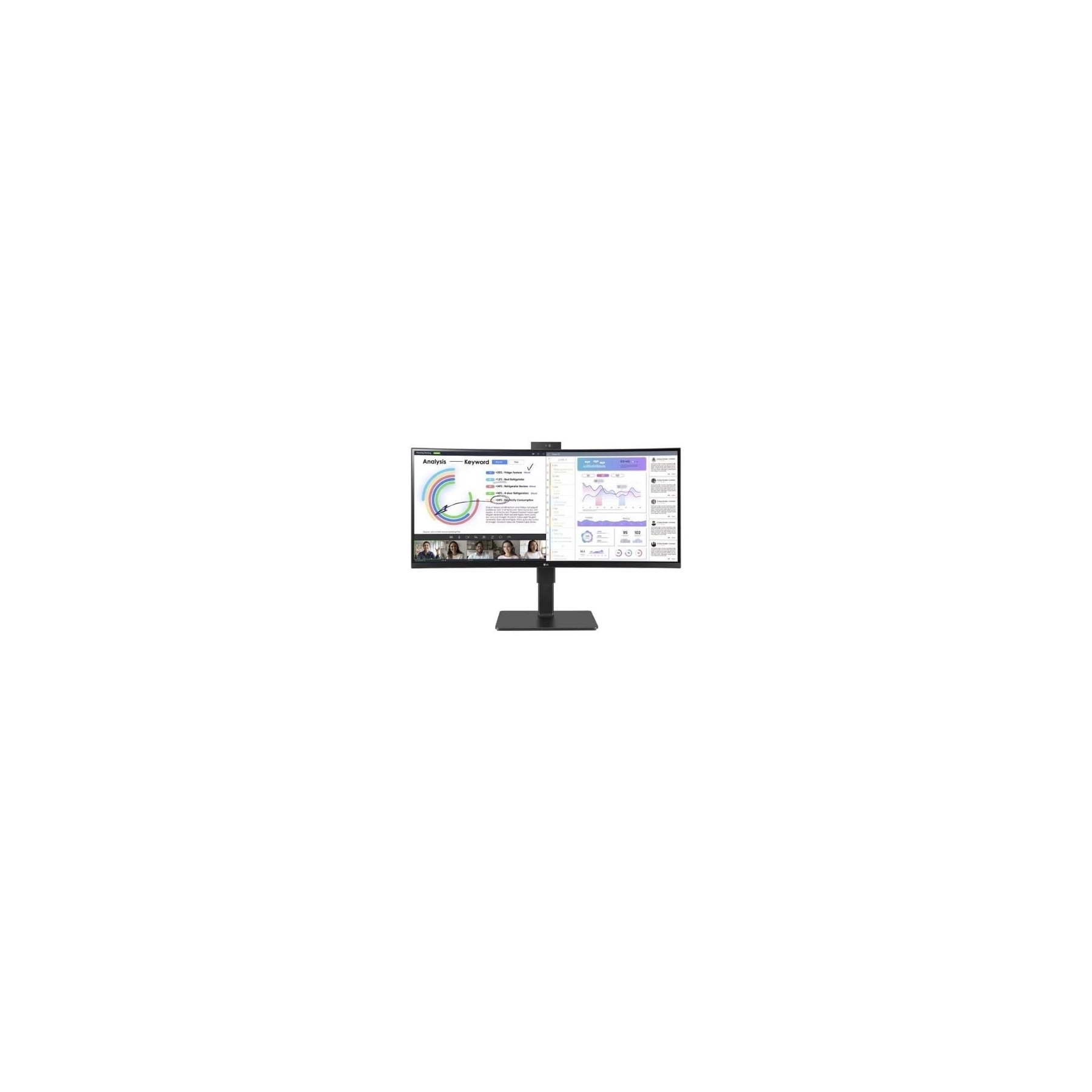 Monitor Profesional Ultrapanorámico Curvo Lg 34Bq77Qc-B 34"/