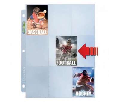 Album 3 Buchi 9 Tasche 100 Fogli Side-Load Ultra PRO