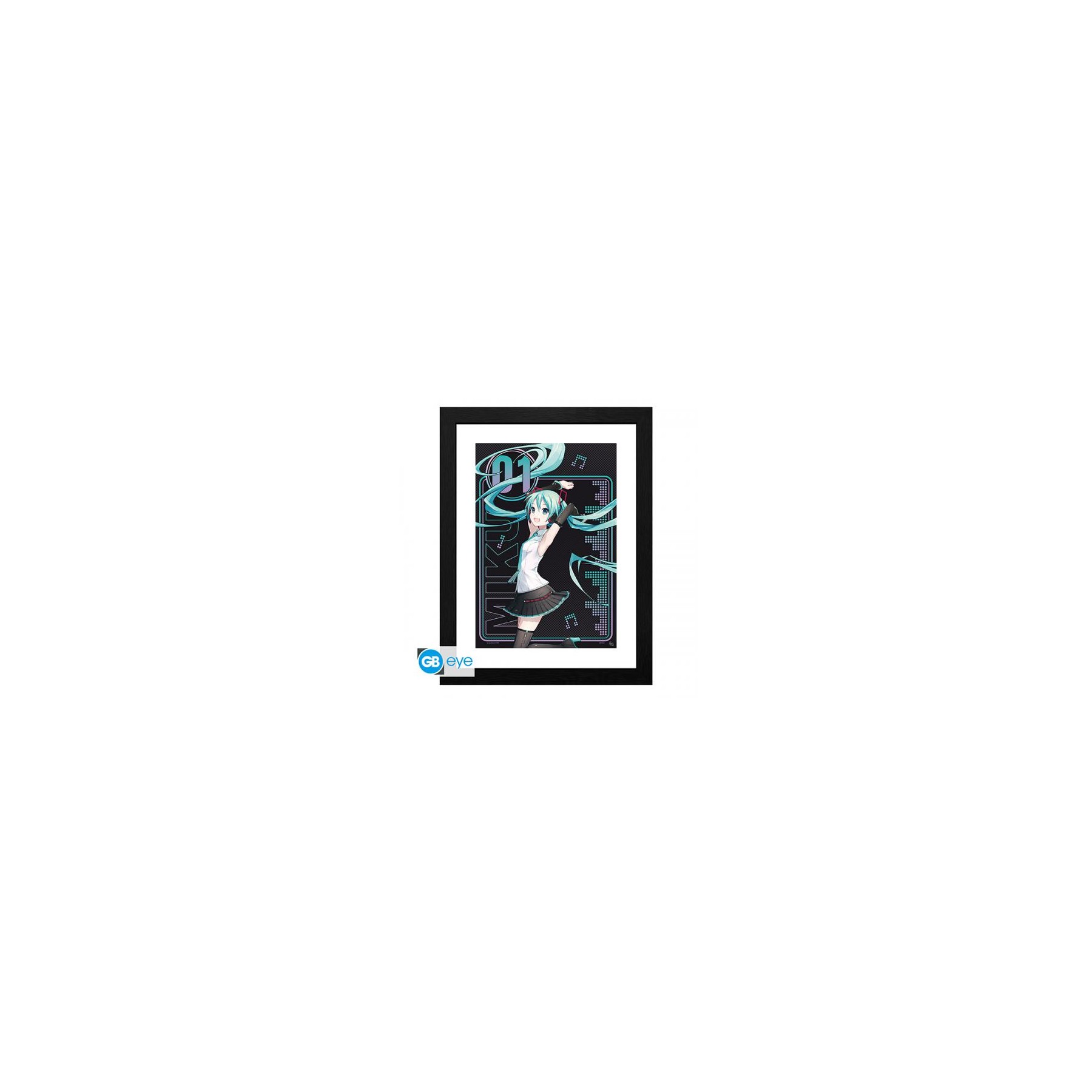 Hatsune Miku Framed Print: -01- 30x40