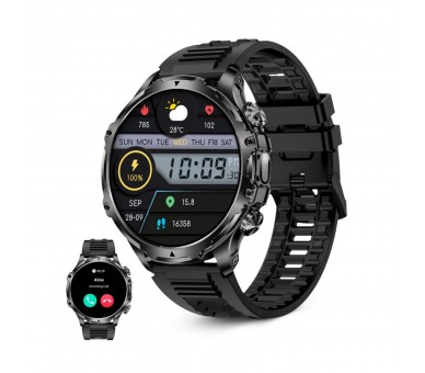 Ksix Venture Black / Smartwatch Xxl 1.85"