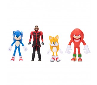 Pack 6 Figuras Sonic 2 Sonic The Hedgehog 10Cm Surtido