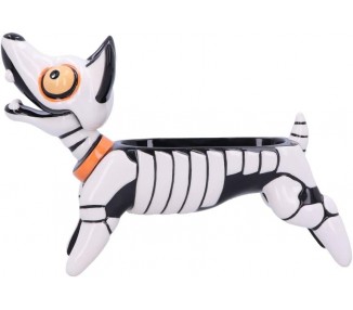 Figura Nemesis Now Diego Dog Con Bandeja Portaobjetos 22Cm