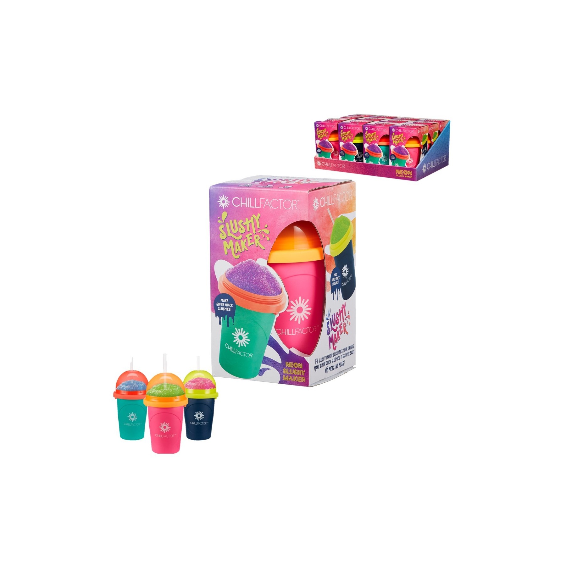 Vaso Para Granizado Chillfactor Bandai 1 Unidad Aleatoria