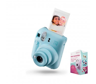 Fujifilm Kit Best Memories Instax Mini 12 Pastel Blue / Cáma