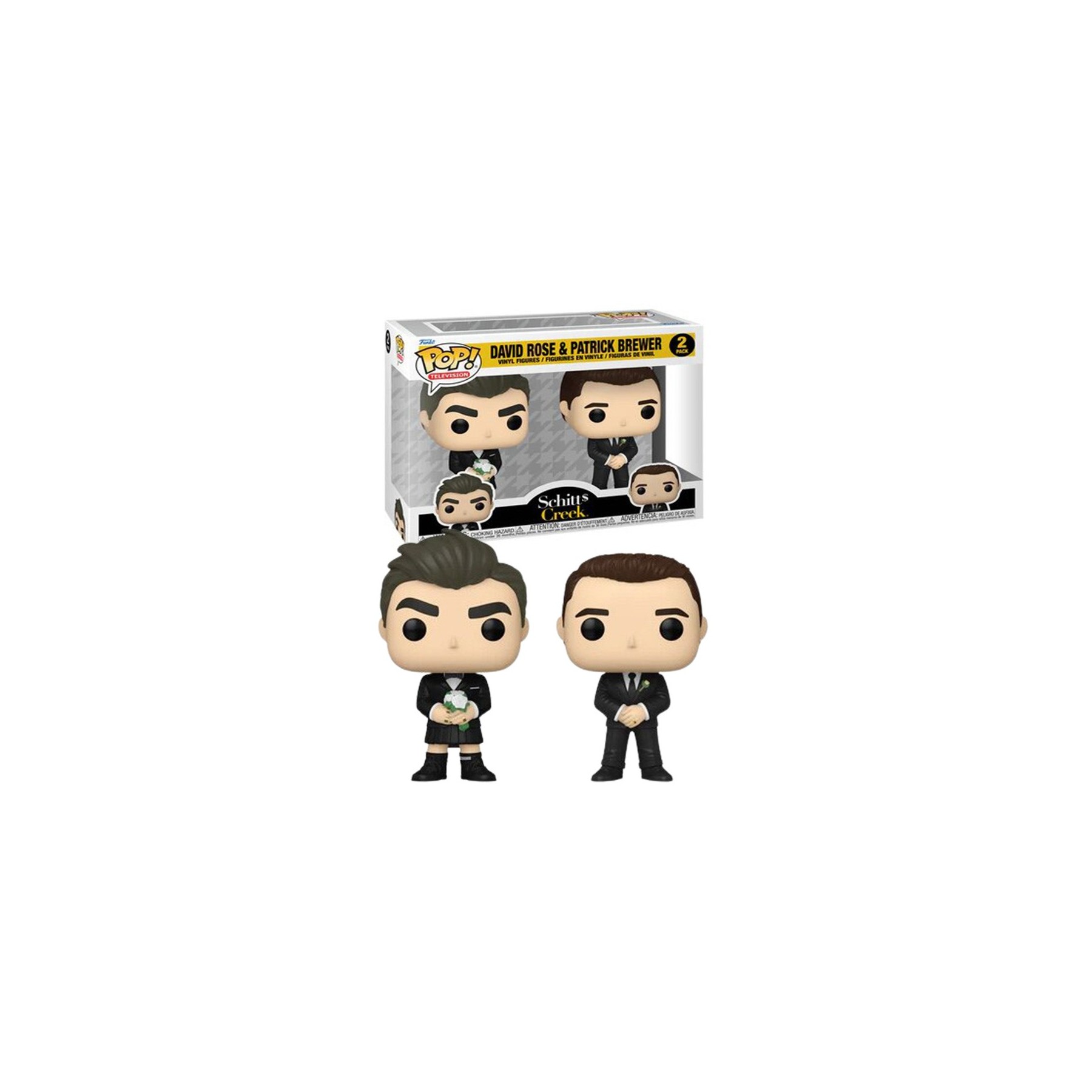 Schitts Creek S2 - Pop David & Patrick X2 Figuras