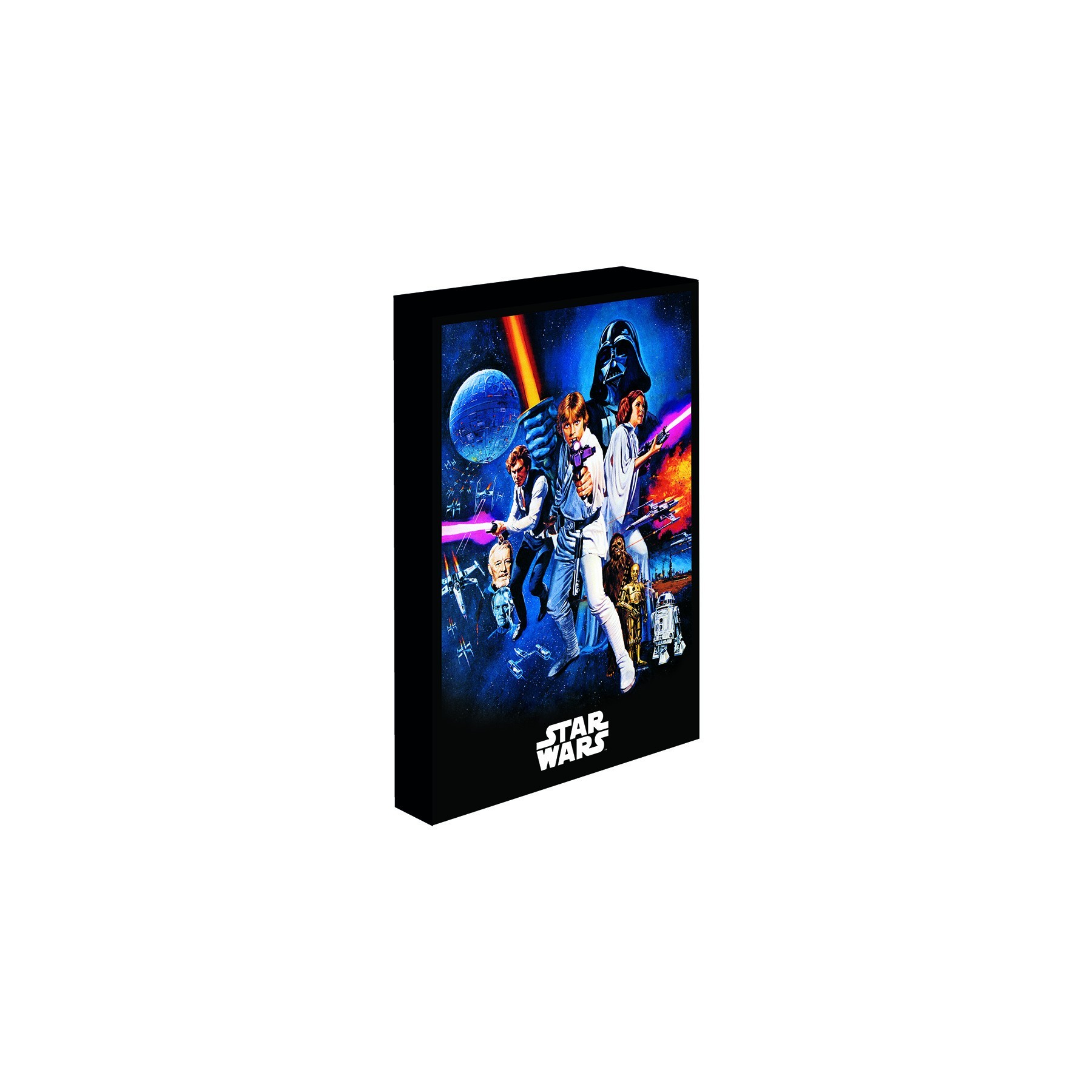 Star Wars - Lienzo Con Iluminacin 30X40 Cm A New Hope