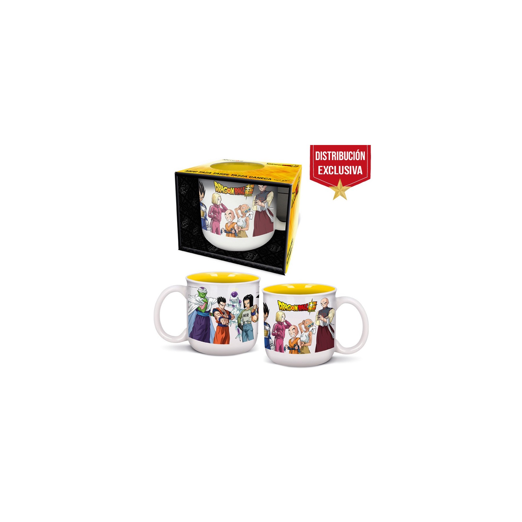 Dragon Ball - Taza De 400 Ml Desayuno Personajes Dragon Ball