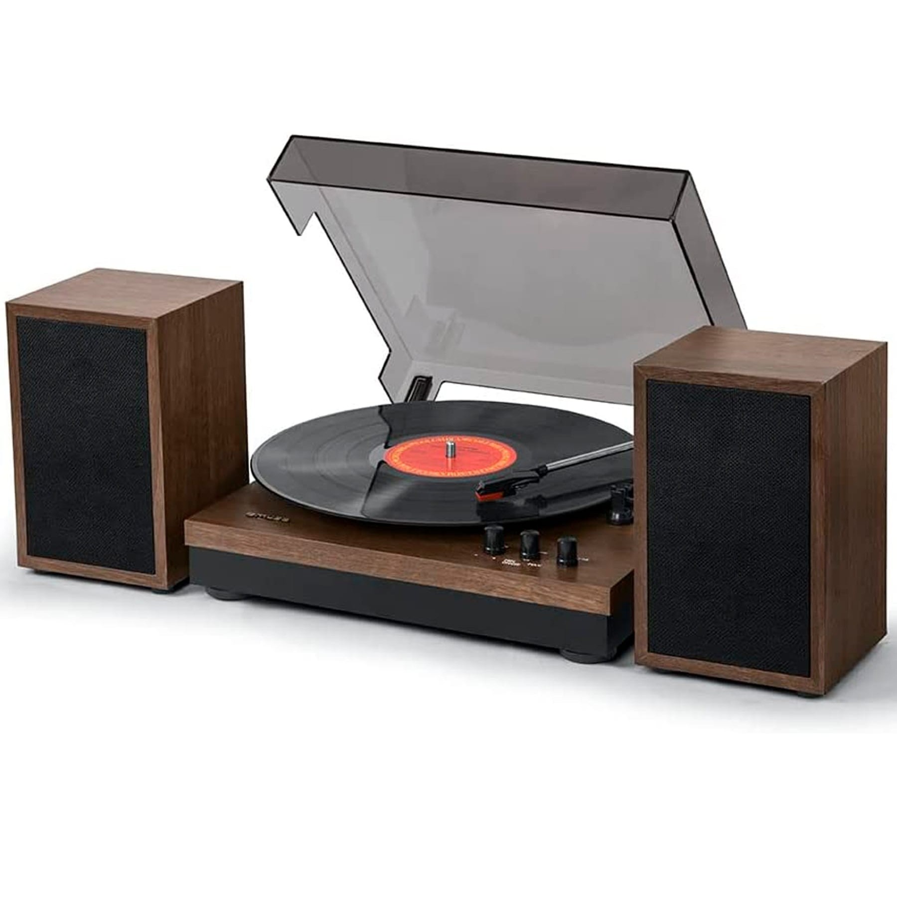 Muse Mt-108 Bt Wood / Tocadiscos Con Altavoces