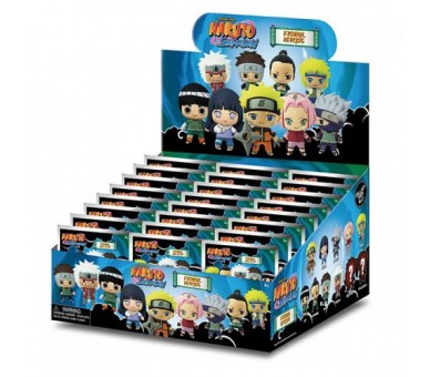 Naruto Shippuden S1 Display 24pz Moschettone/Portachiavi