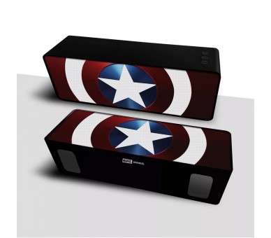 Altavoz Bluetooth Stereo Portátil Capitán América