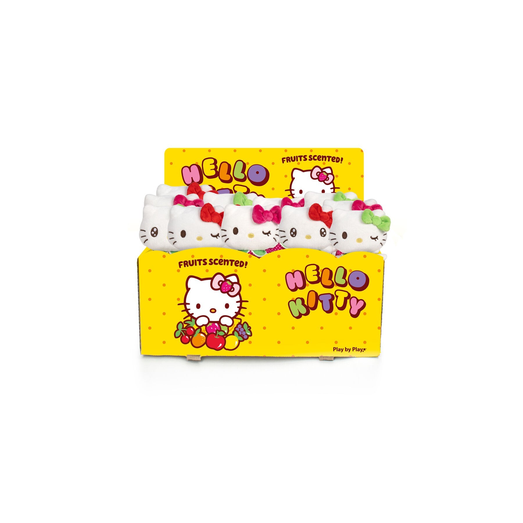 Peluche Perfumado Frutas Hello Kitty 12Cm Surtido 18 Unidade