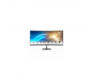 Msi Mp341Cq Monitor34" Uwqhd Vga Hdmi Mm Curv