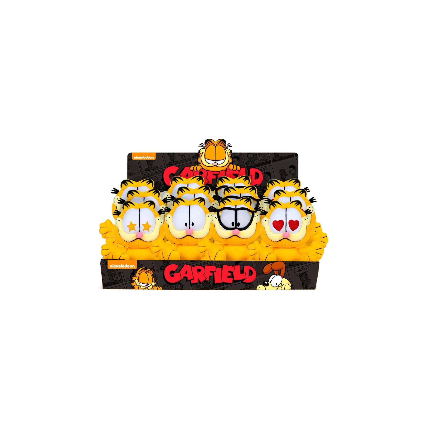 Peluche Cute Emoji Garfield 20Cm Surtido 12 Unidades