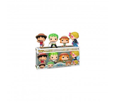 Blister 4 Figuras Pop One Piece Exclusive