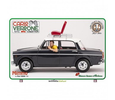 ST Mimmo w/Fiat 1100 Car - RESINA