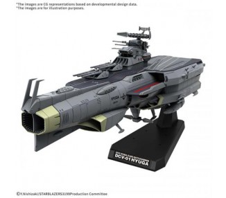 MK Gundam Yamato 3199 Efcf Hyuga Class Battlecarrier 15cm