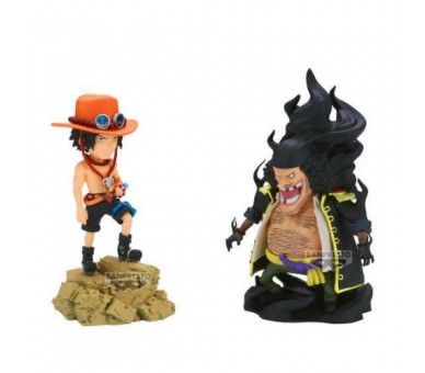 One Piece WCF Portgas D.Ace vs Marshall D.Teach 8cm