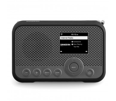 Sangean Wfr-39 Grey Black / Radio Portátil