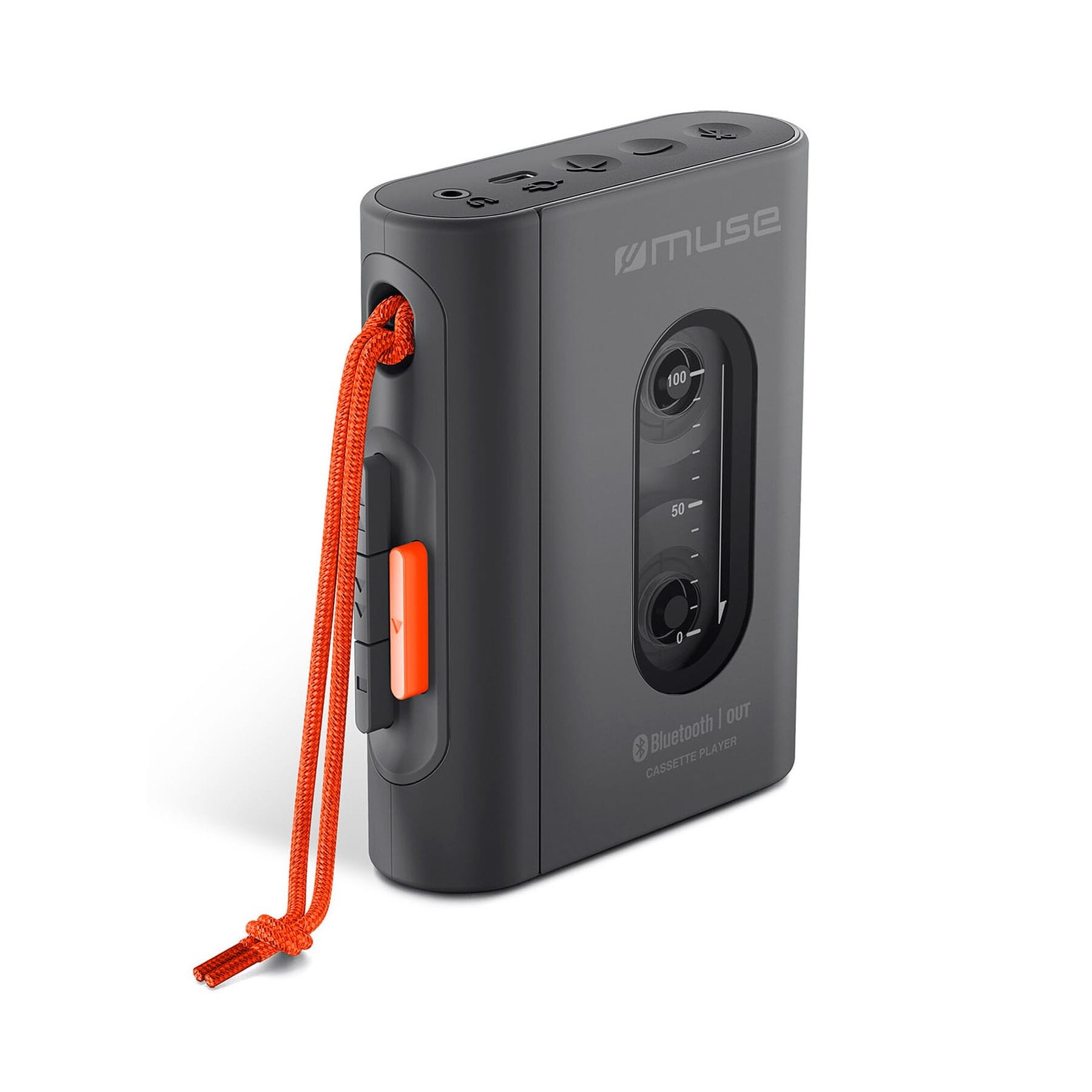 Muse M-132 Wm Negro / Reproductor De Casetes De Audio / Blue