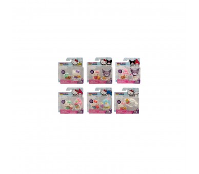 Blister 2 Figuras Hello Kitty 5Cm Surtido 6 Unidades